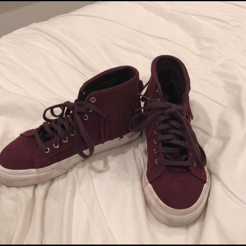Wine Colored Vans